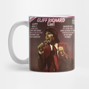 Cliff Richard Live Album Cover. Mug